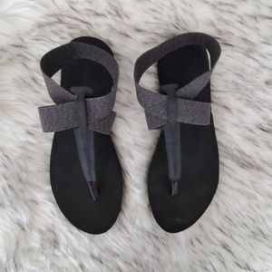 COPY - Reef Cushion Black Ankle Wrap Yoga Sandals…